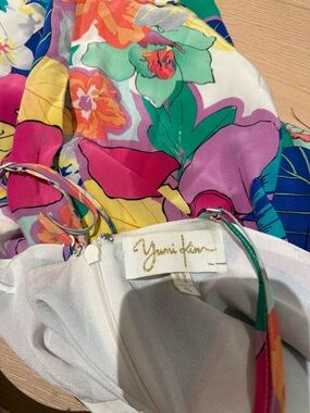 Yumi Kim Designer 100% silk floral romper